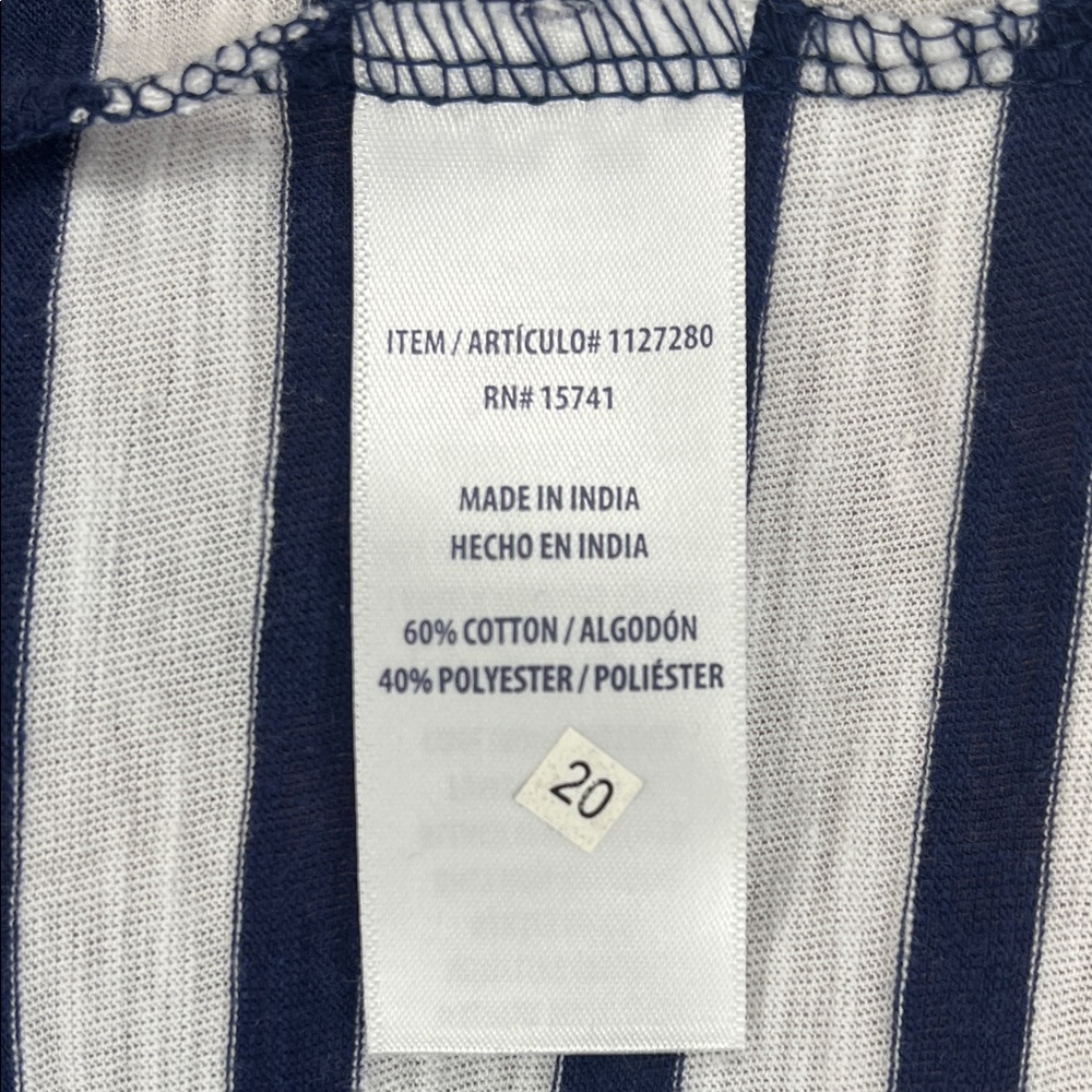 Splendid Navy and White Striped Tee - Picture 5 of 6